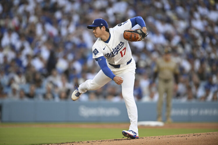 Los Angeles Dodgers' Shohei Ohtani fine after pitching outing